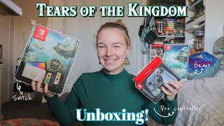 Finally Unboxing The Tears Of The Kingdom Switch Controller Game Switch Unboxing