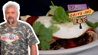 EggHating Guy Fieri Eats Breakfast Enchiladas in AZ | Diners, DriveIns and Dives | Food Network