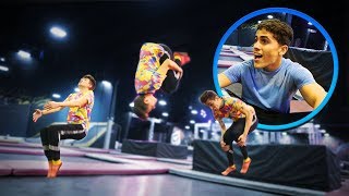 UM GRINGO ME ENSINOU A FAZER O BACKFLIP PERFEITO! *ficou impressionado*