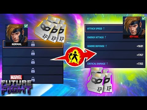 How To Farm Uniform Exp Twice As Fast Uni Exp Chip Trick Marvel Future Fight Youtube