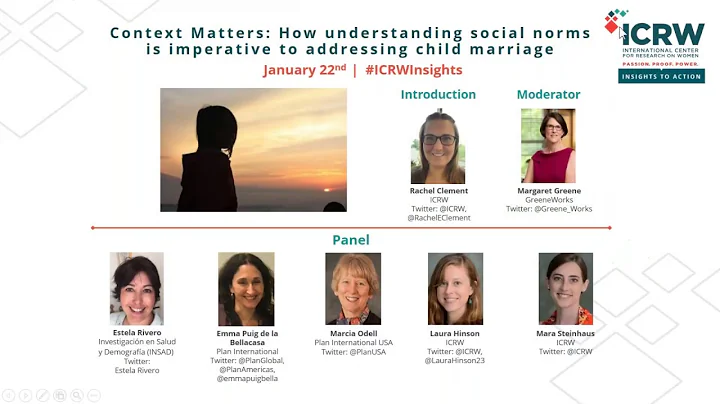 Context Matters: How understanding social norms is imperative to addressing child marriage