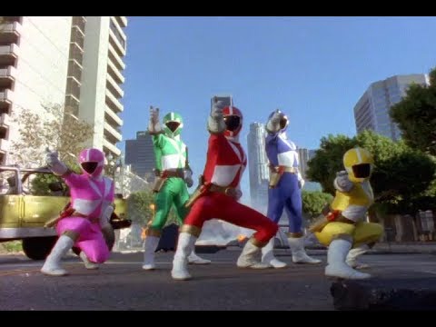 Power Rangers Lightspeed Rescue - First Morph and Battle | Episode 1 power rangers ninja steel ranger doré