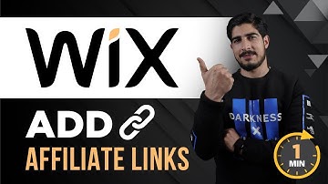 How To Add Affiliate Links To Wix Website 2025 | Wix Affiliate Links | Affiliate Marketing Wix