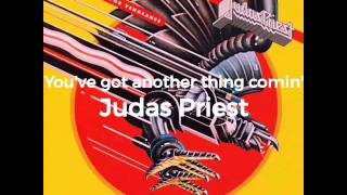 Judas Priest - You've got another thing comin' Subtitulado en español chords