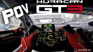 Lamborghini Huracan GT3 POV Helmetcam OnBoard at Monza Circuit with Federico Leo! - LOUD V10 Sounds!