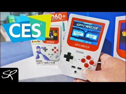 The Game Boy RETURNS at CES 2019 | GoRetro Portable Handheld! | Raymond Strazdas