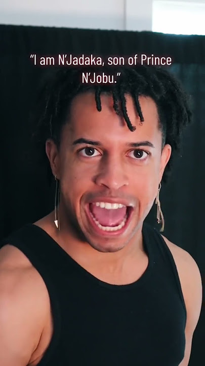 I am N’Jadaka, son of Prince N’Jobu. #wakandaforever #tiktok #shorts #acting #noahjaywood