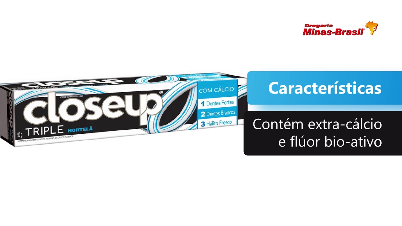 Comprar CREME DENTAL CLOSE UP TRIPLE HORTELÃ 70G