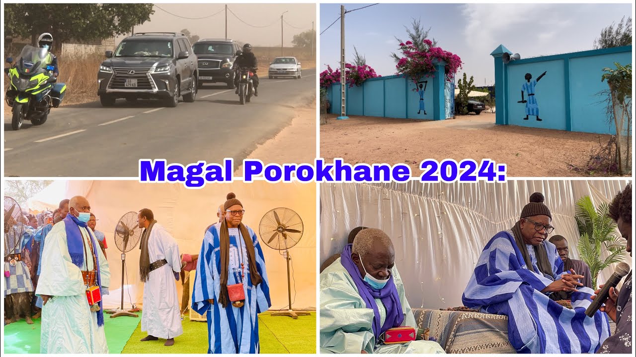 Magal Porokhane 2024: Arrivée De S Falilou Fall Ibn S Modou Aminta Fall