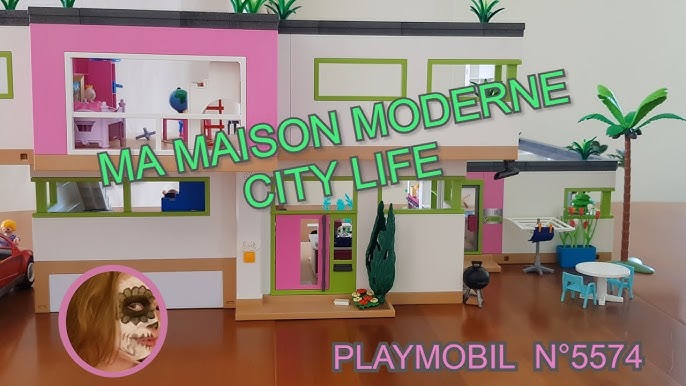 PLAYMOBIL - Extension et aménagement de ma maison moderne 
