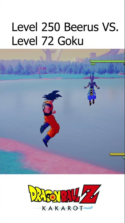 Level 250 Beerus VS. level 72 Goku  #shorts