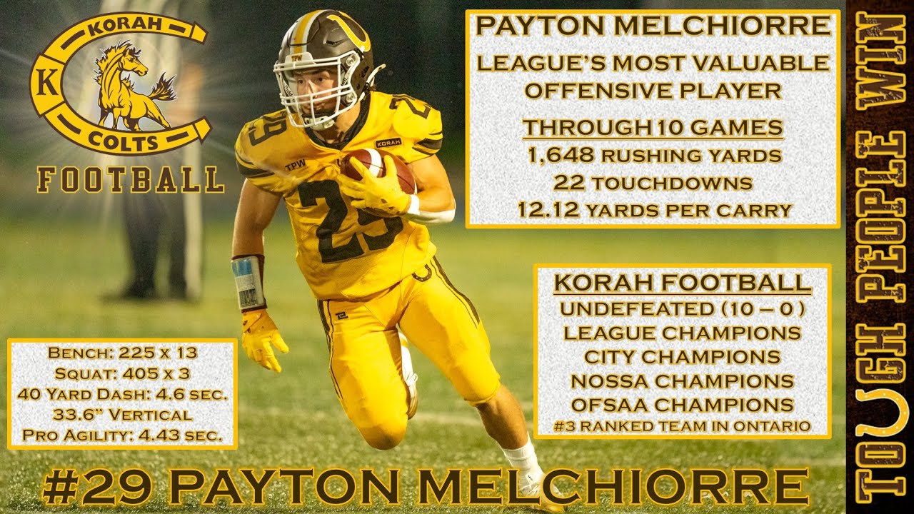 Payton Melchiorre (2027 Class RB) - 2025 Season Highlights