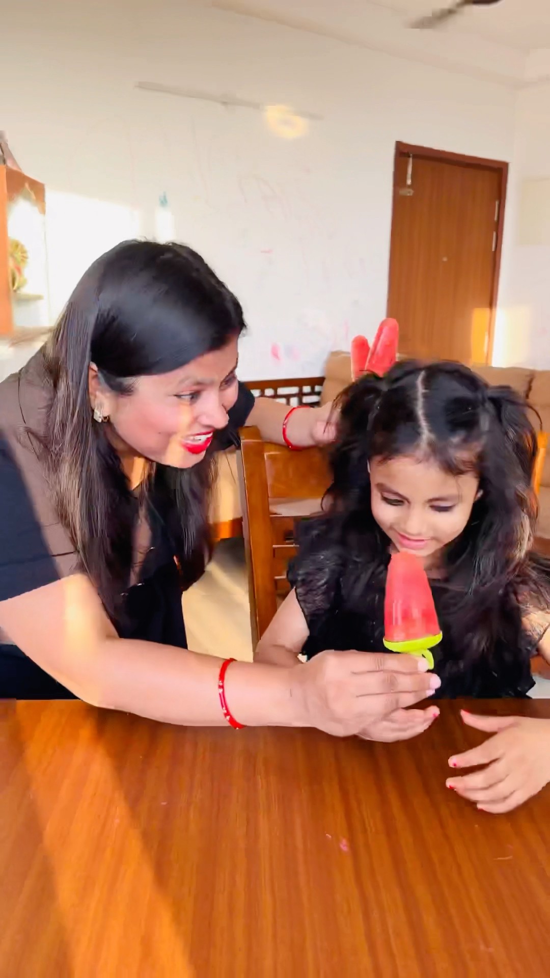 Aru k Lea mumma ne banaya watermelon ice cream ? #shorts