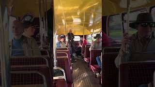 Plain Bob Major on Handbells on a bus!