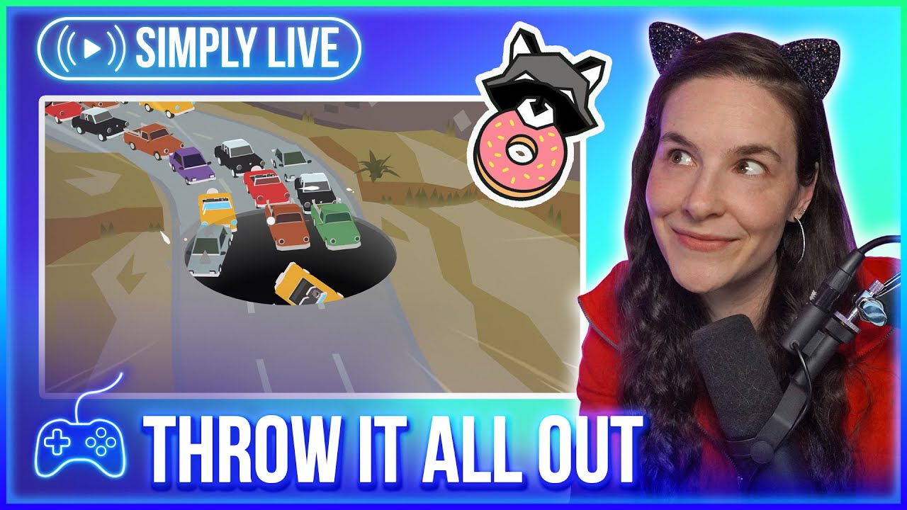 Throwing Everything Down A Hole 🔴LIVE - Donut County