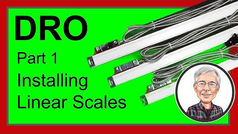 DRO Part 1 - Installing the Linear Scale on my Well Index Milling Machine
