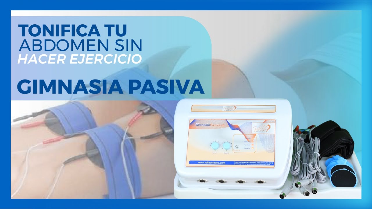 Gimnasia Pasiva Abdomen Masajeador Electrodos Reductores