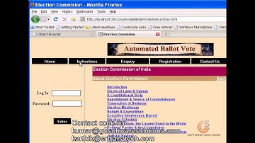 Automated ballot vote