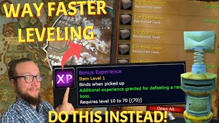 GET MORE XP! Use this trick to get WAY more XP using the mailbox Mists of Pandaria Remix WoW