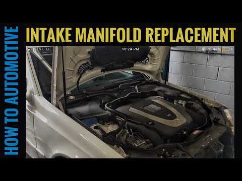 How to Replace the Intake Manifold on a 2008 Mercedes E350