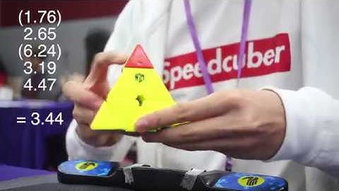 3.44 Oficial Pyraminx Average