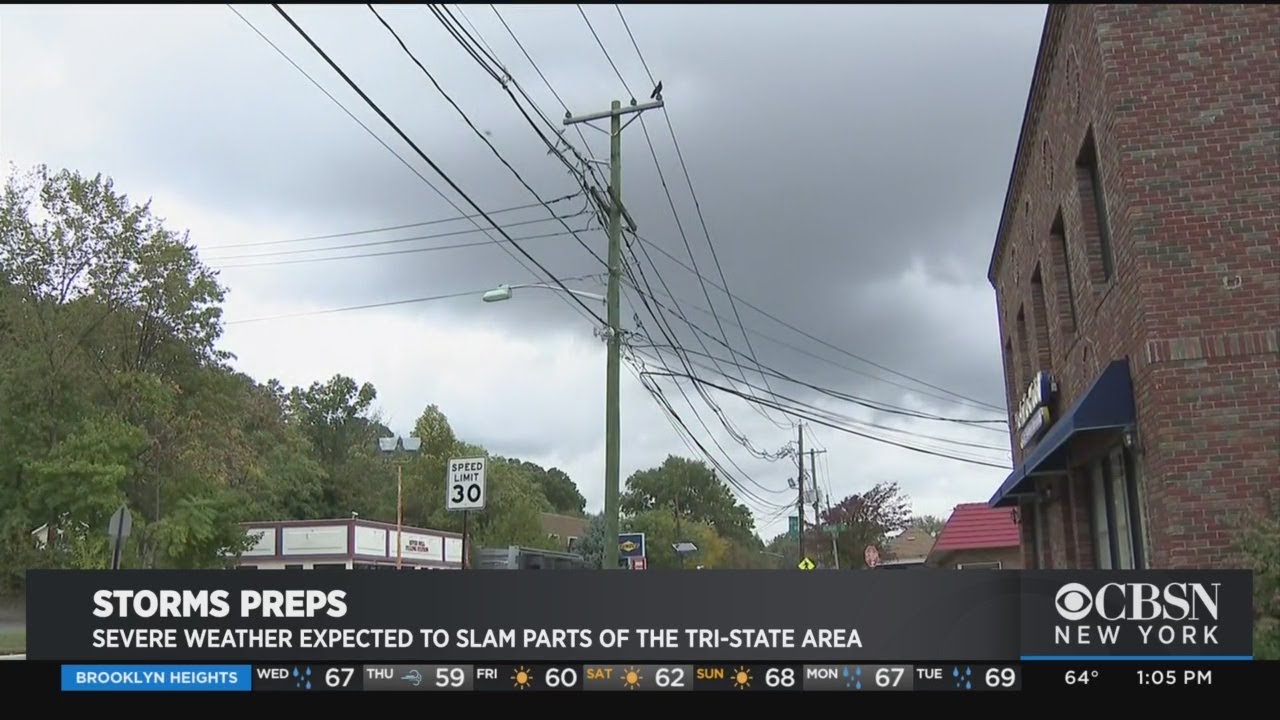 Tri-State Area Readies For Heavy Rain - YouTube