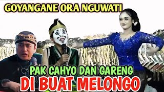 Hani Kusuma si ratu goyang. pak Cahyo dan gareng di buat klepek klepek olehnya