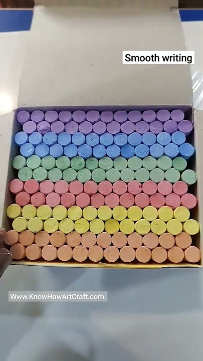 Kores Dustless Chalk piece-White and Color