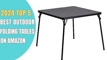 ✅ TOP 5: BEST OUTDOOR FOLDING TABLE ON AMAZON  IN 2024