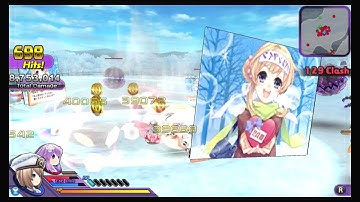 Hyperdimension Neptunia U: Action Unleashed - Neptune and Blanc Gameplay
