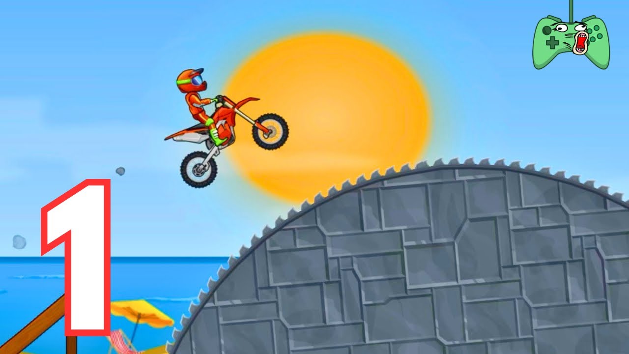Moto X3M Bike Race Game | Gameplay Walkthrough Part 1 | Level 1-10 Moto ...