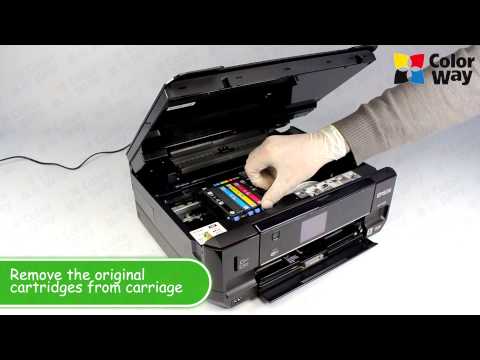 How to install refillable cartridges for Epson Xp-600