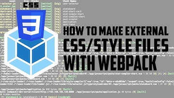 Webpack - How to make external css3/style files with webpack 4