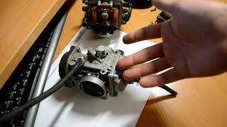 картинка: Китайский карбюратор на yamaha serow 225 (xt225)