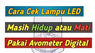 Cara mudah mengukur & mengetahui tegangan LED SMD untuk lampu led philips osram DLL