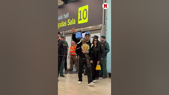 Topuria, recibido como un héroe a su regreso a España tras su combate contra Volkanovski I MARCA