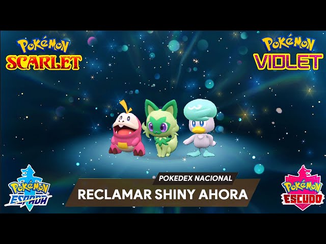 REGALO INICIALES DE PALDEA + Toedscool SHINYS 6IVS - GRATIS - POKEMON  ESCARLATA & POKEMON PURPURA 