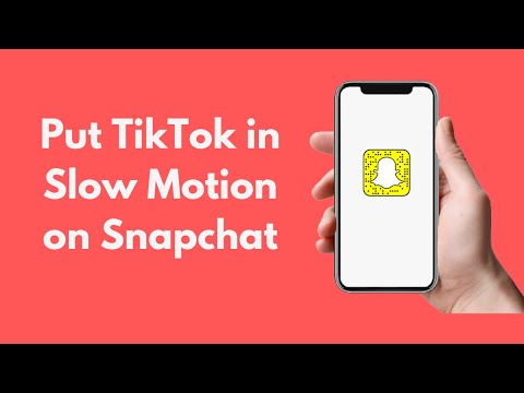 How To Put Tiktok In Slow Motion On Snapchat Updated Android