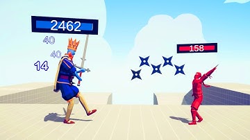 NINJA vs EVERY UNIT - Totally Accurate Battle Simulator TABS