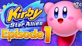 Kirby Star Allies Gameplay Walkthrough - Episode 1 - World 1 Dream Land! (Nintendo Switch)