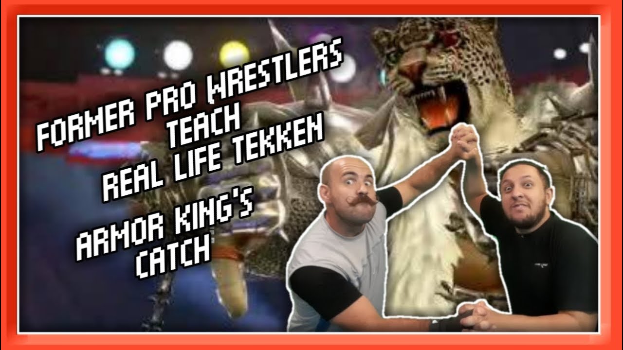 Real Life Tekken With Pro Wrestlers! How To Apply Armor King's Catch Technique! (Crippler Crossface)