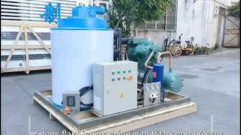 5T flake ice machine with bitzer compressor