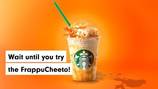 Starbucks and Cheetos have teamed up to bring us the FrappuCheeto we didn't ask for.