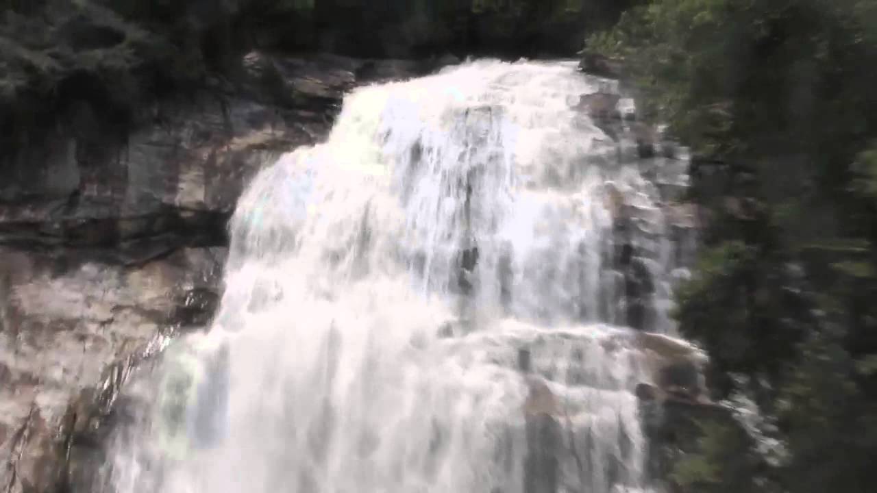 Rainbow Falls Near Gorges State Park In Transylvania County Nc