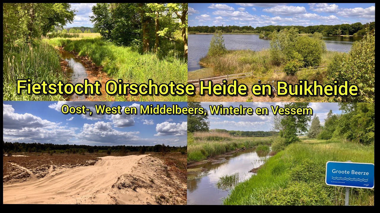 Fietstocht natuurgebieden Oirschotse Heide en Vennen en de Buikheide, Middelbeers-Wintelre-Vessem