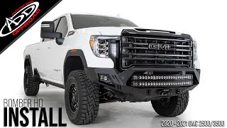 2020 - Up GMC 2500/3500 Front Bumper Removal and Bomber Installation