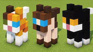 10 cats statue in minecraft