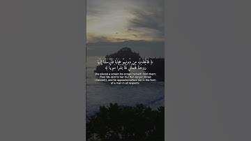 قصة مريم العذراء 💖 تلاوة خاشعة تريح القلب | سورة مريم