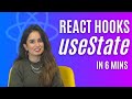 React Hooks useState - Explained in 6 minutes | React Tutorials