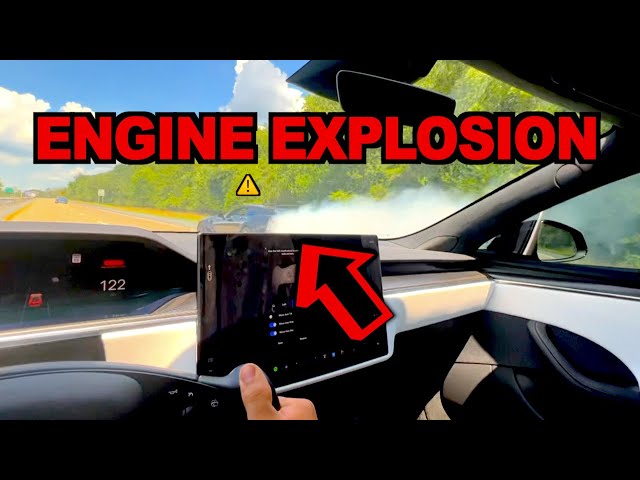 StreetSpeed717 ZR1 Engine Blows Racing Tesla Model S Plaid class=